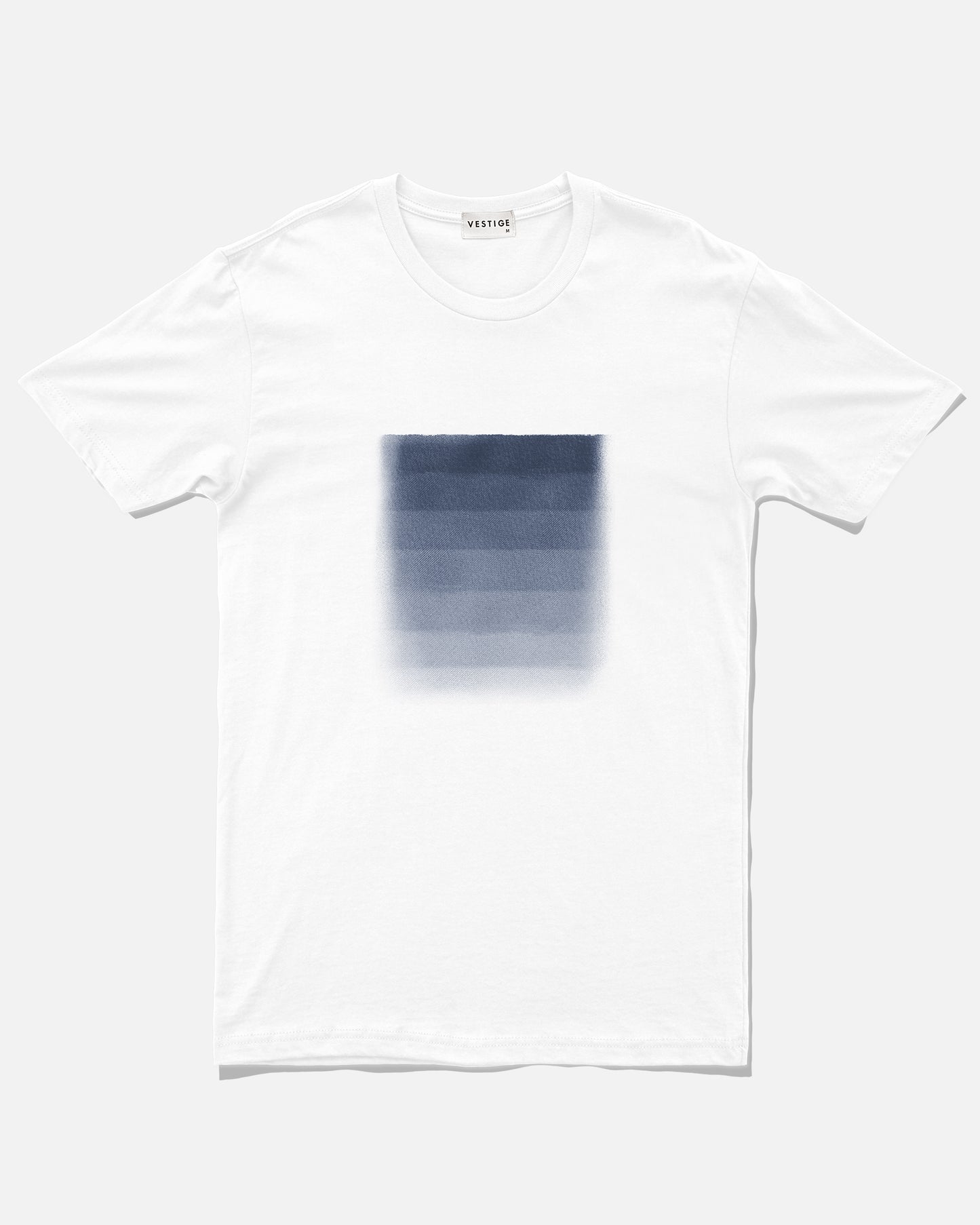 Gradient Step Tee, White