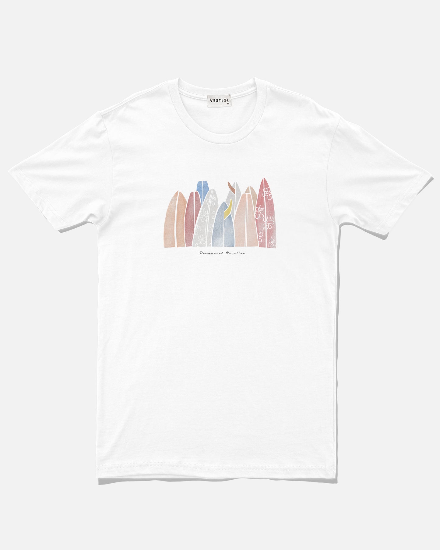Surfboards Tee, White