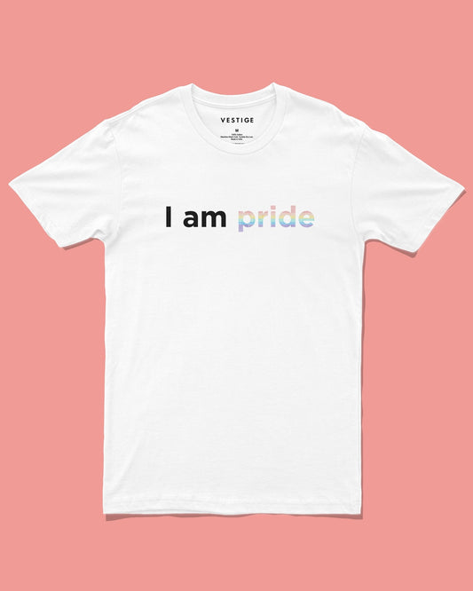 I Am Pride Tee, White