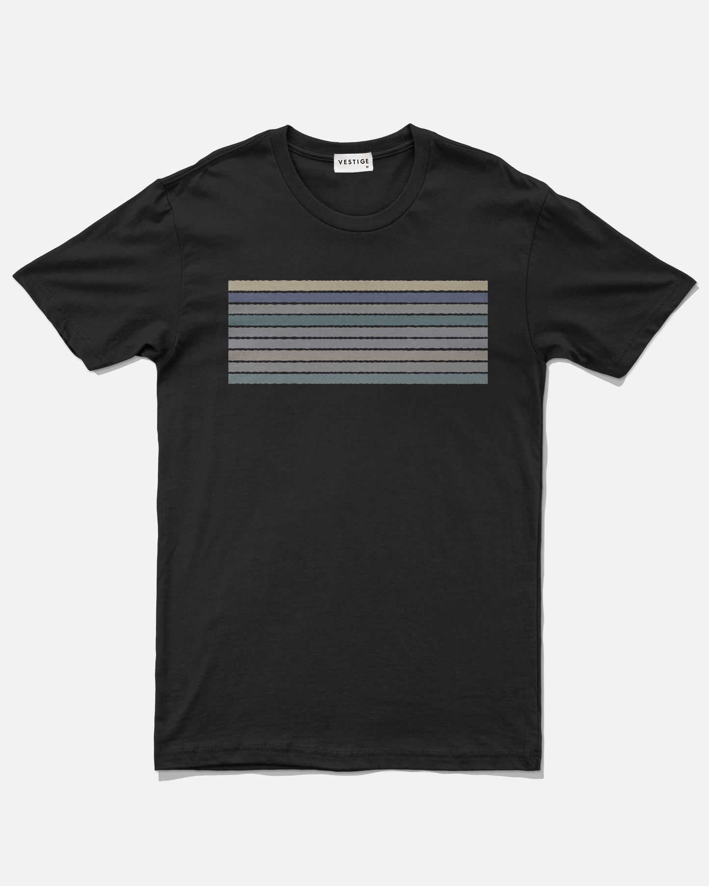 Inner Stripes Tee, Black