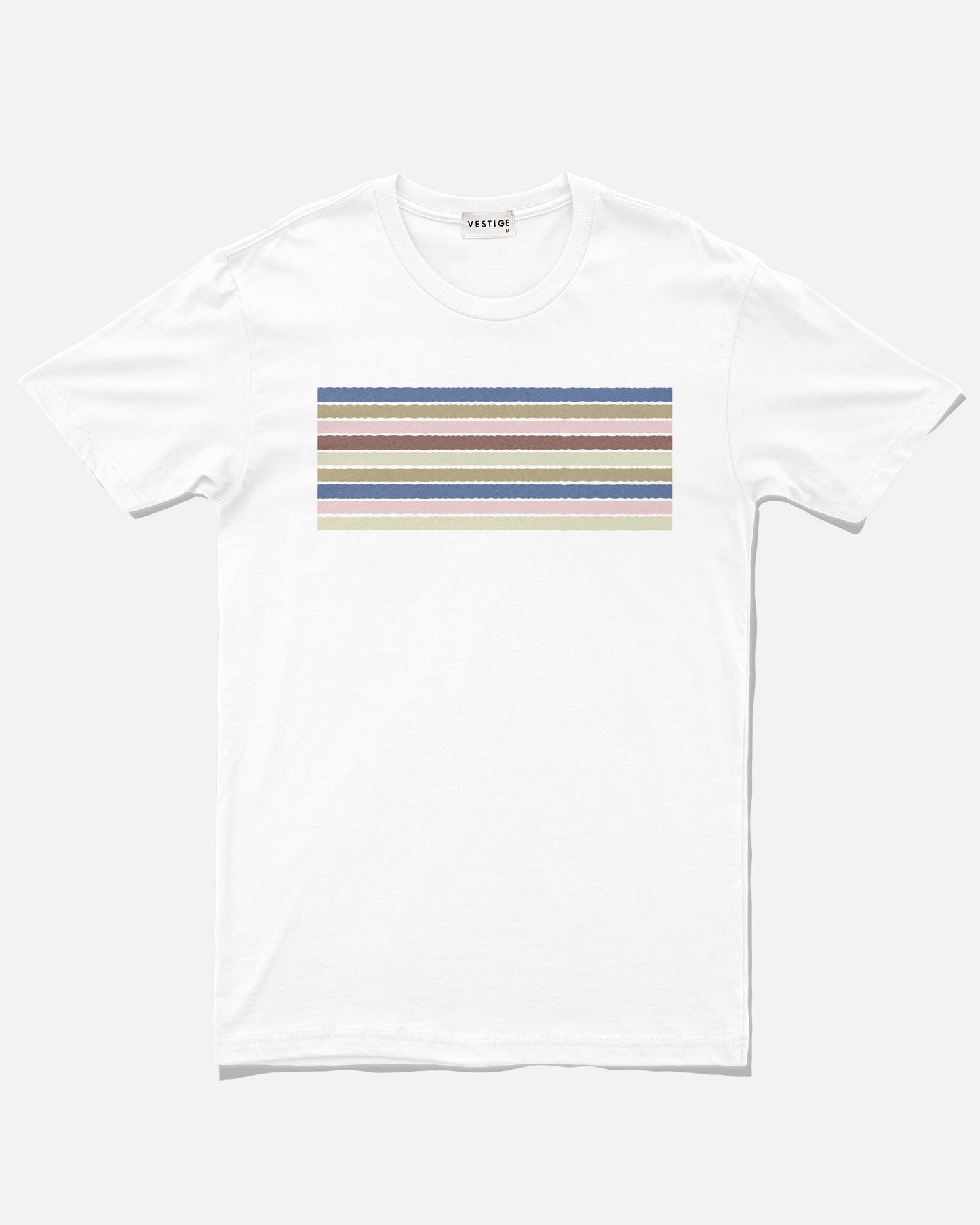 Inner Stripes Tee, White