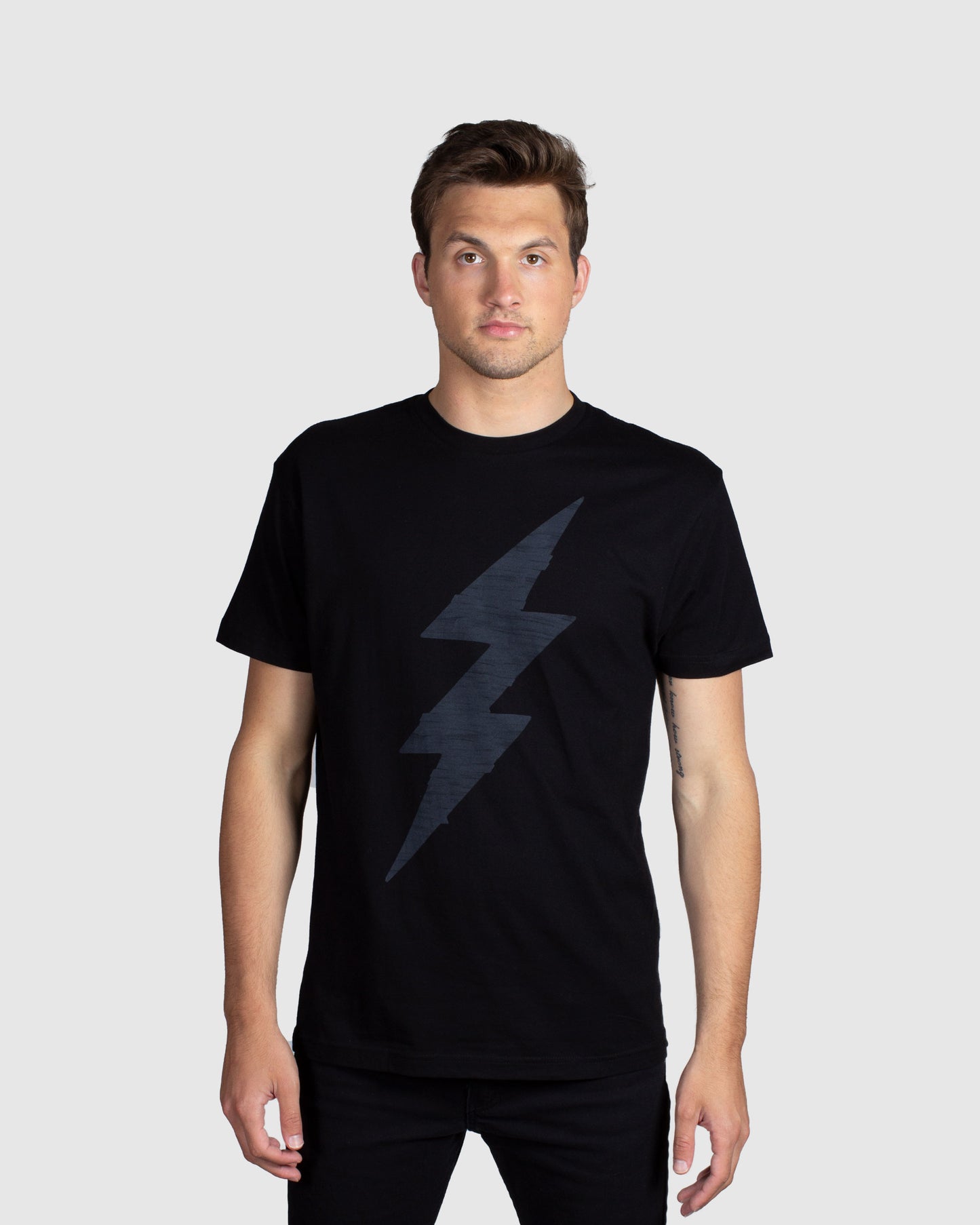 Bolt T-Shirt, Black-VESTIGE