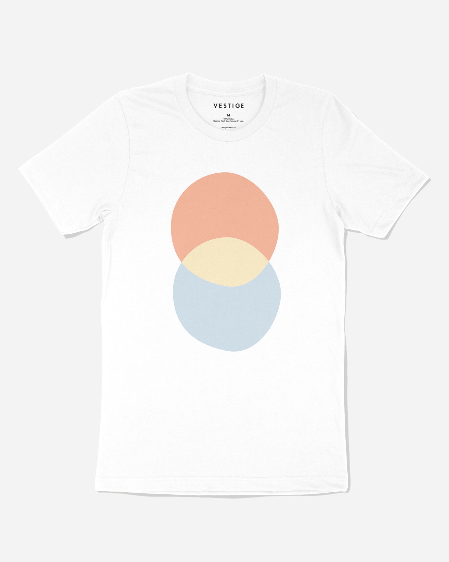 Double Offset T-Shirt, White