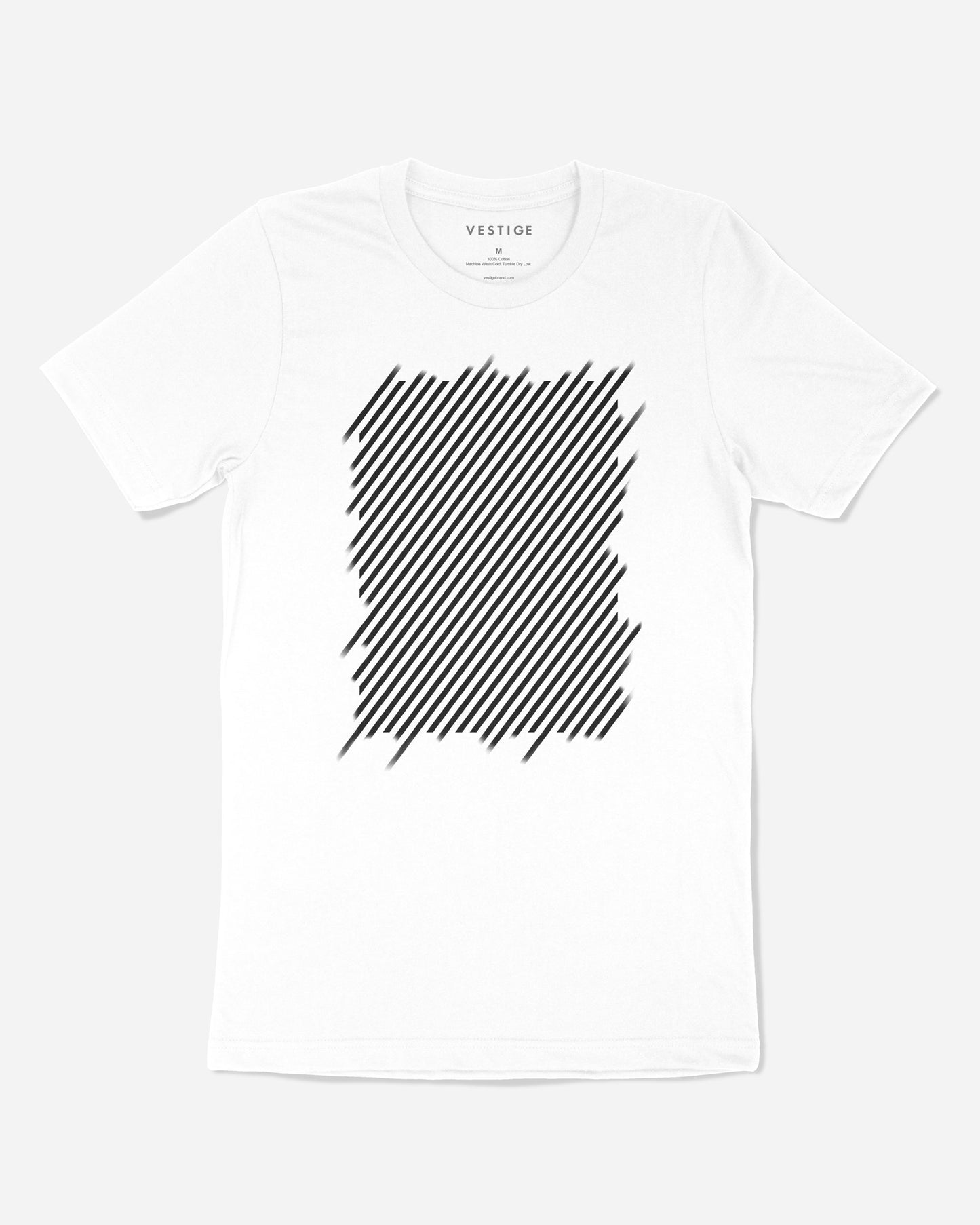 Minimal Lines Tee, White