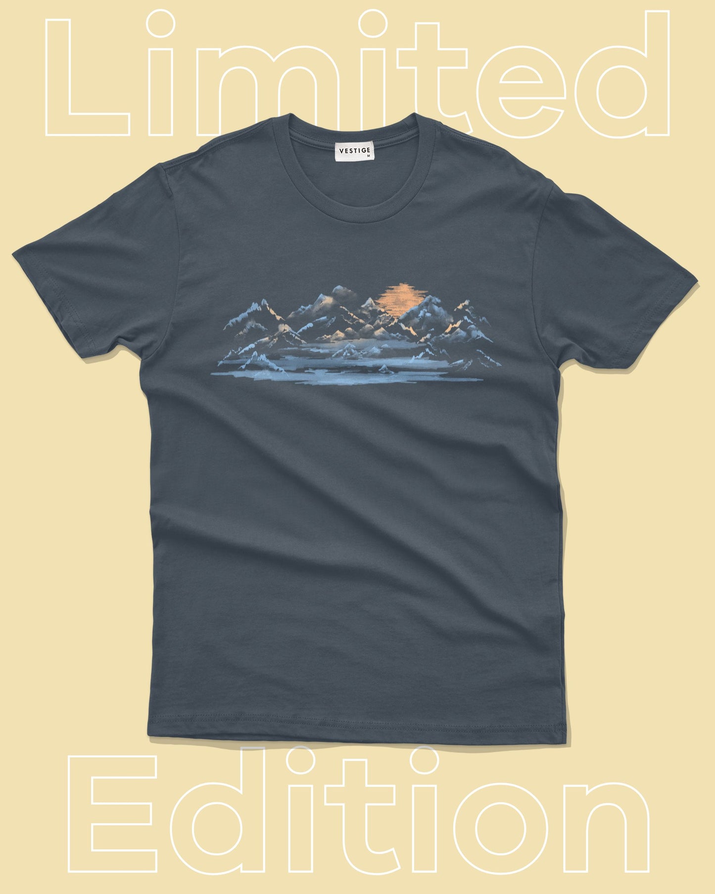 Sunset Mountain Tee, Slate