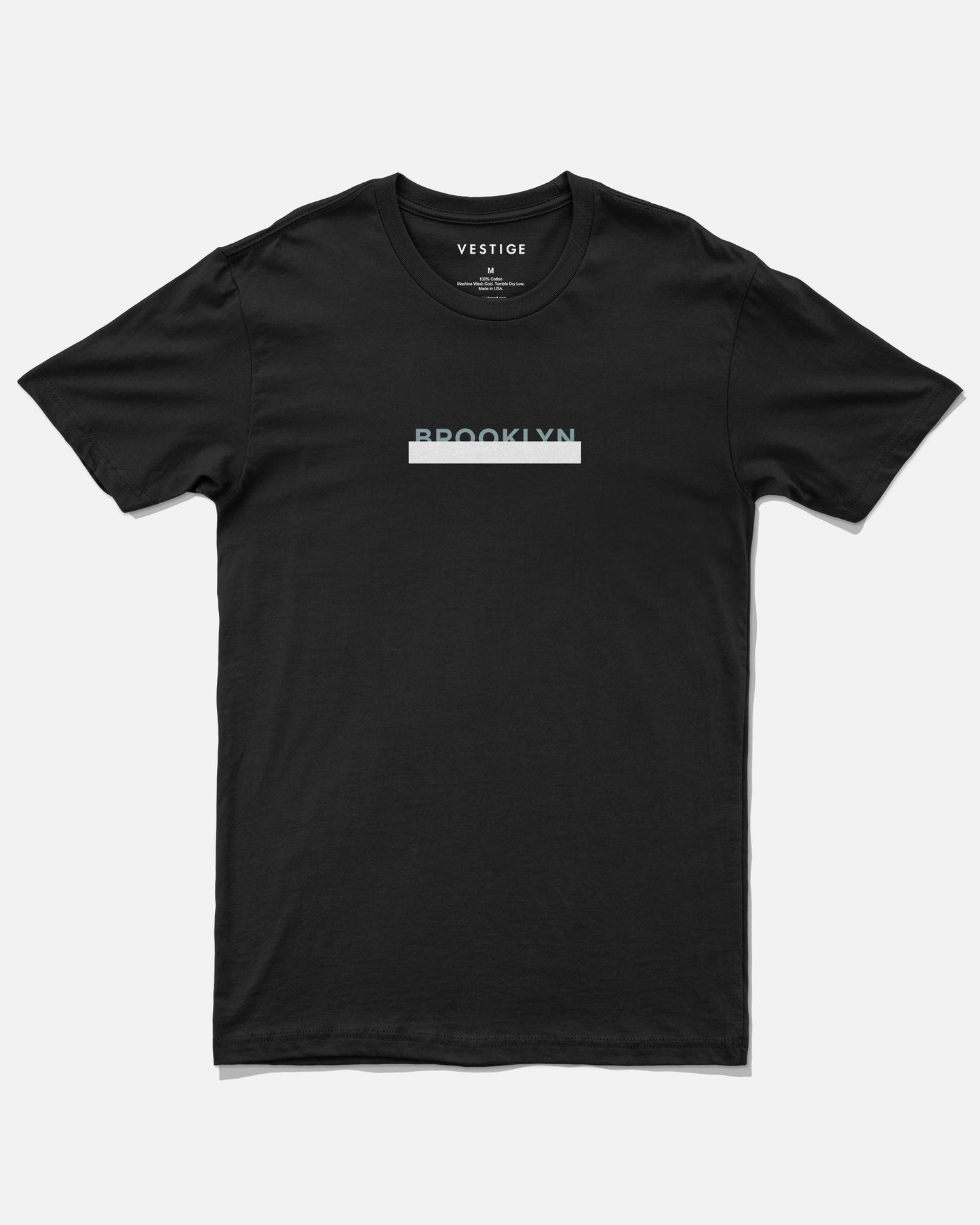Brooklyn Bar Tee, Black