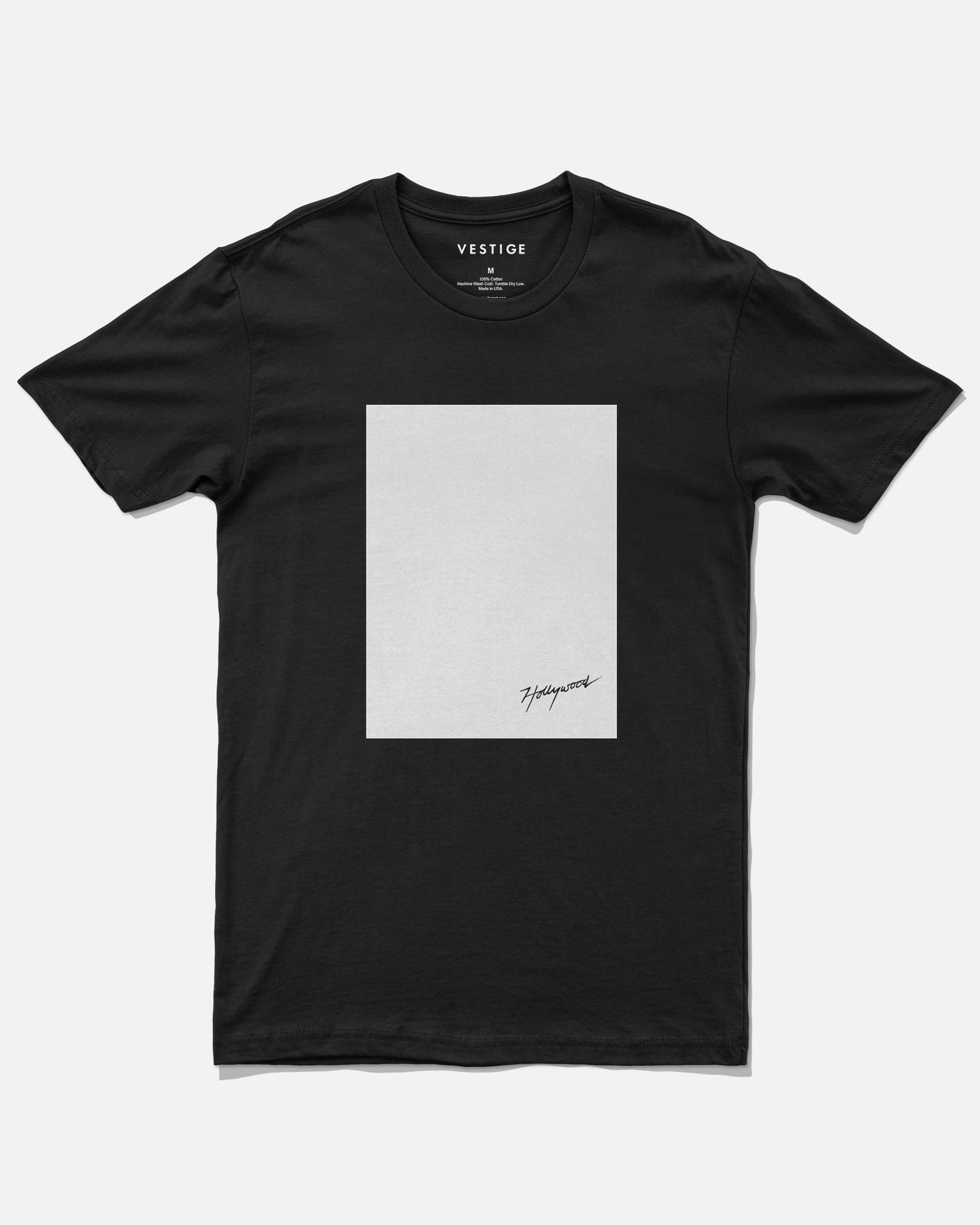 Hollywood Box Tee, Black