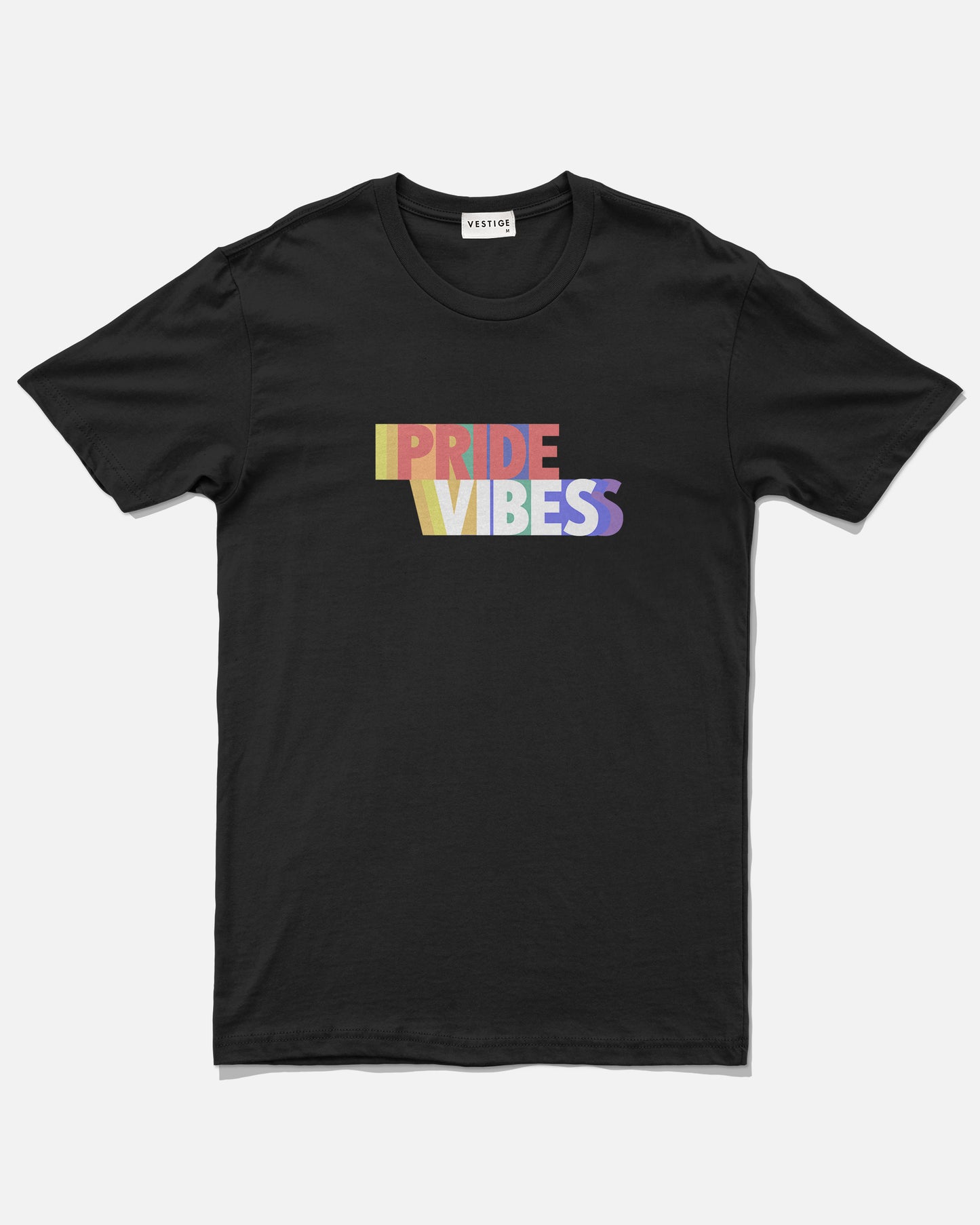 90s Pride Vibes Tee, Black