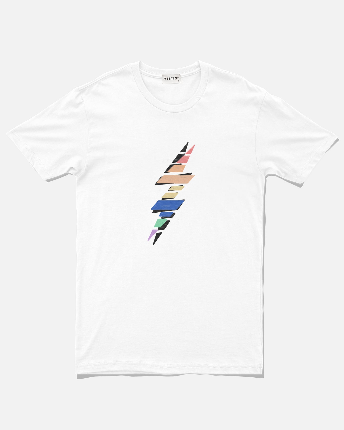 Pride Double Bolt Tee, White