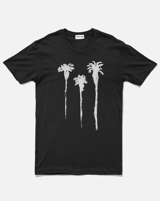 Tres Palm T-Shirt, Black