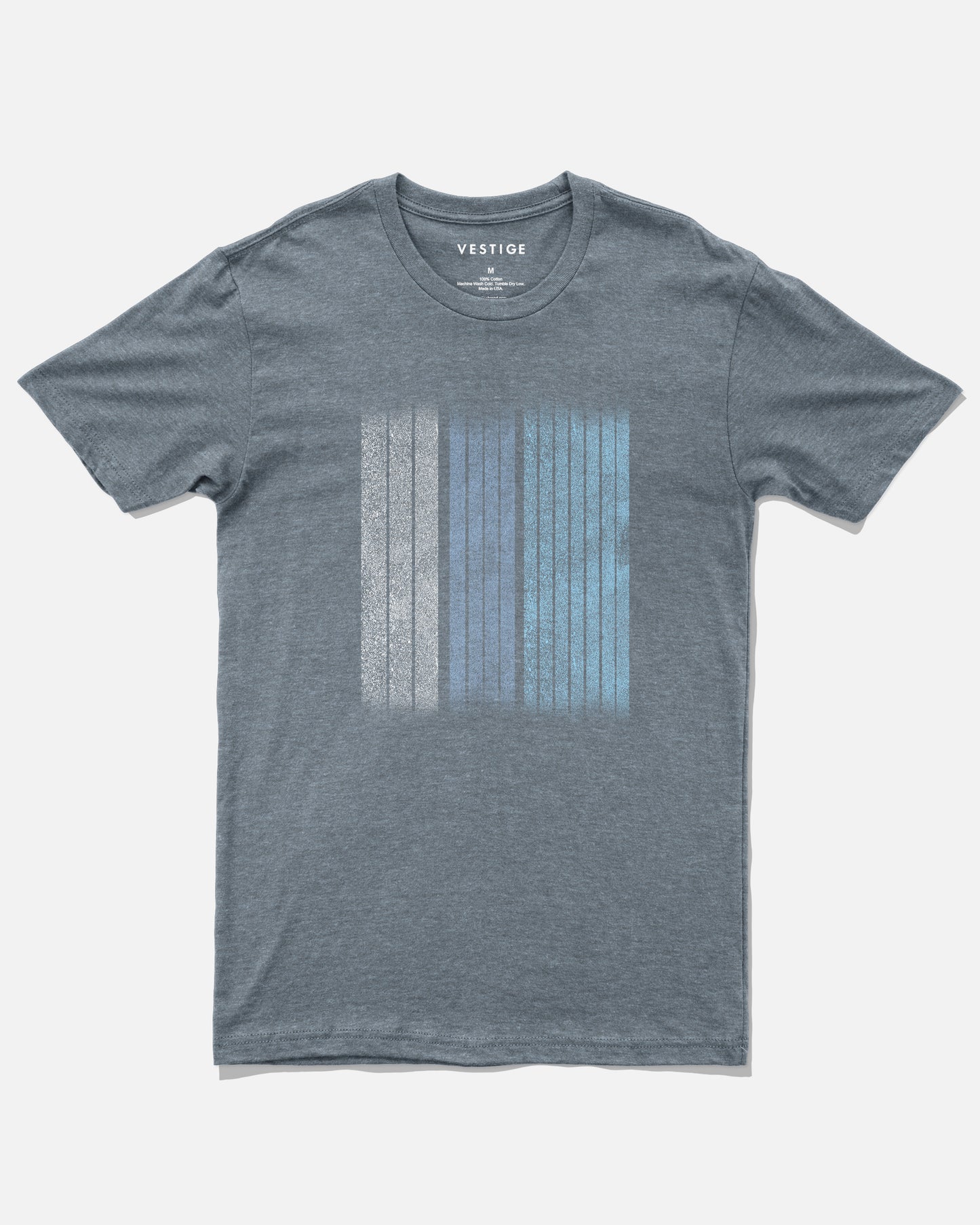 Concrete Lines Tee, Indigo Tri-Blend-VESTIGE