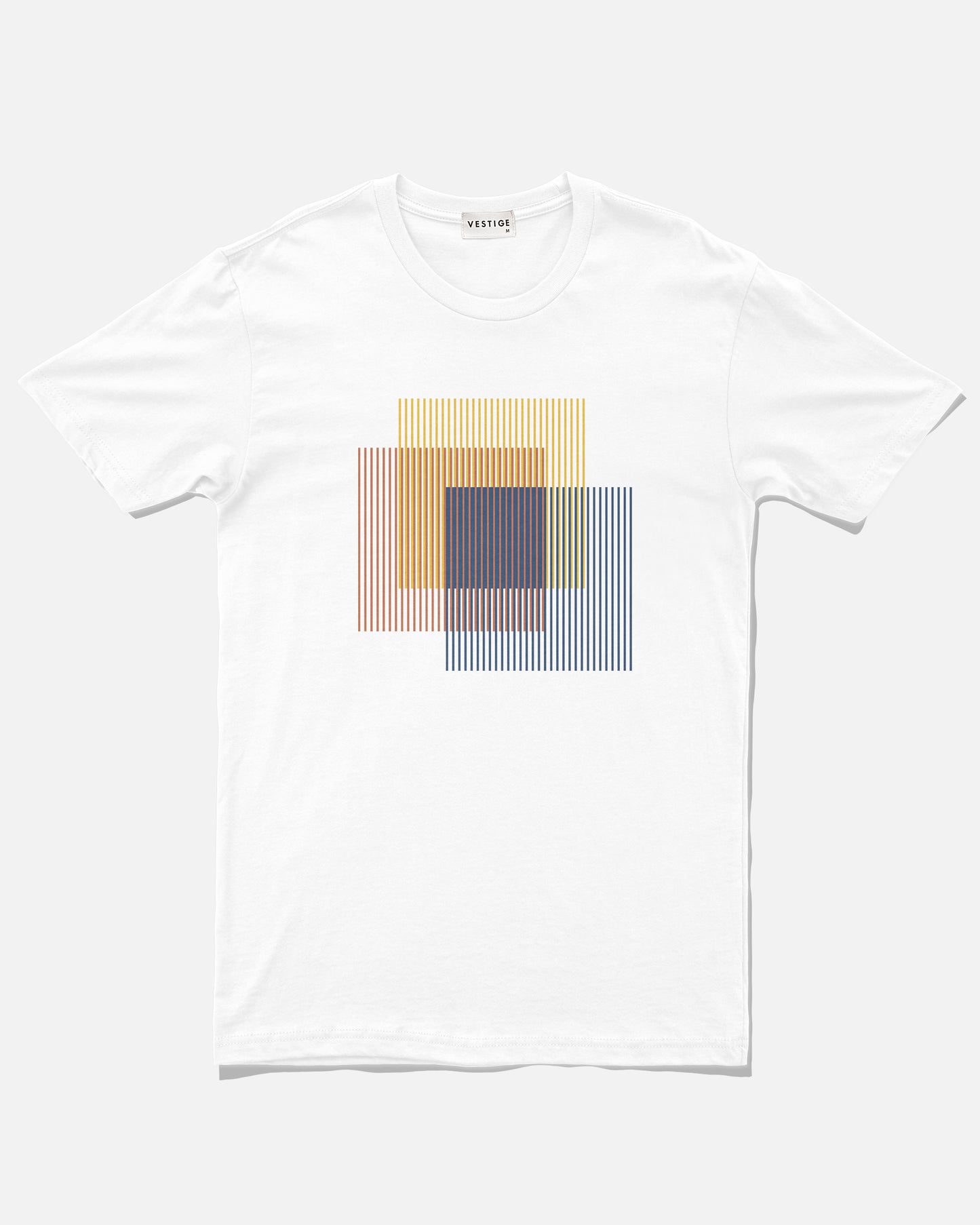 Square Inside Square Tee, White