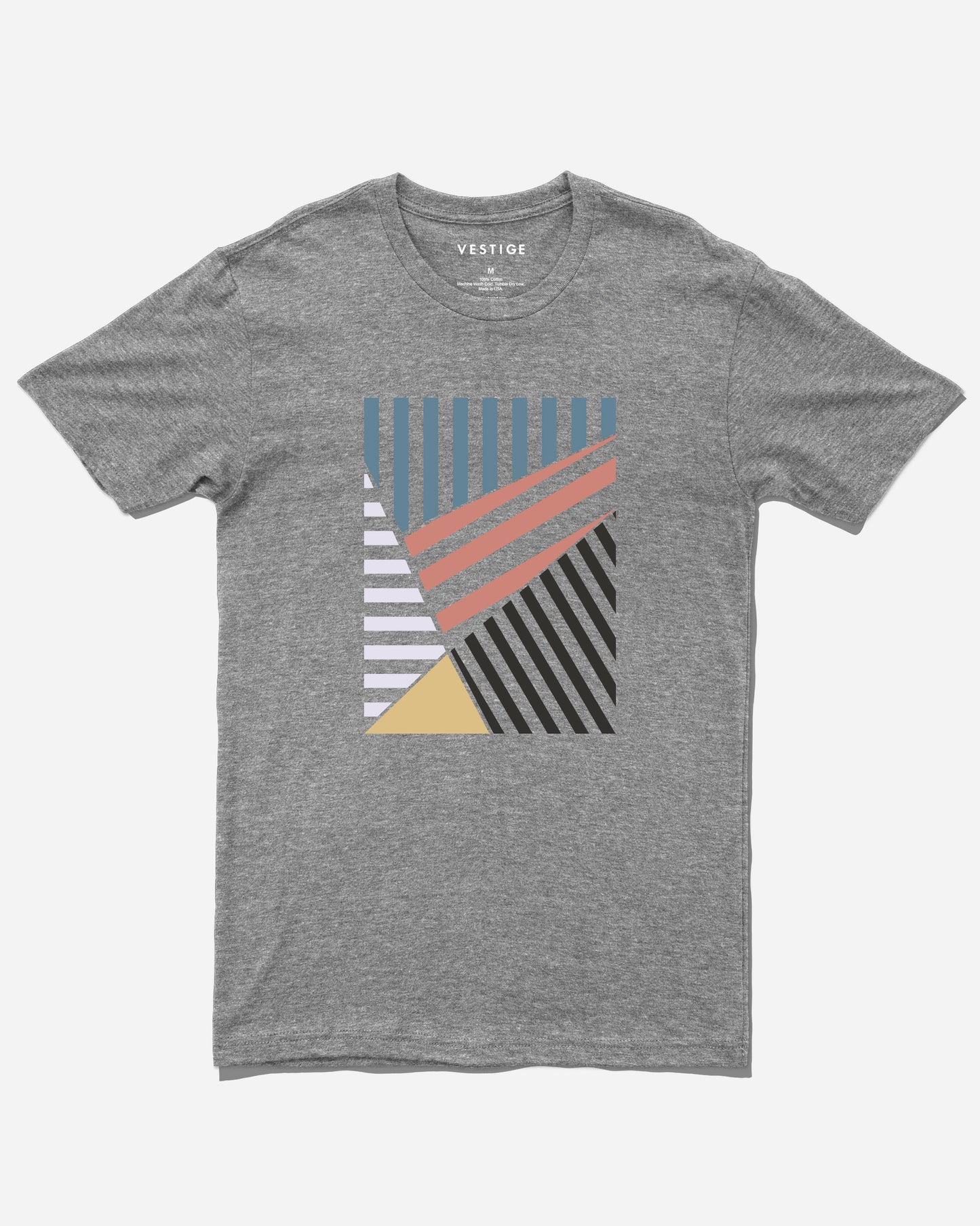 Splice Tee, Grey Tri-Blend