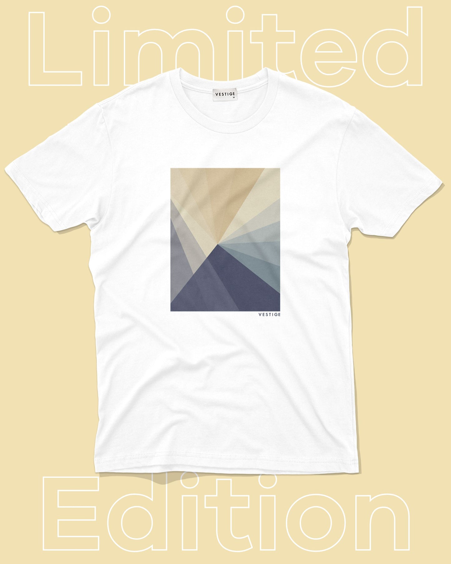 Deco Prism Tee, White