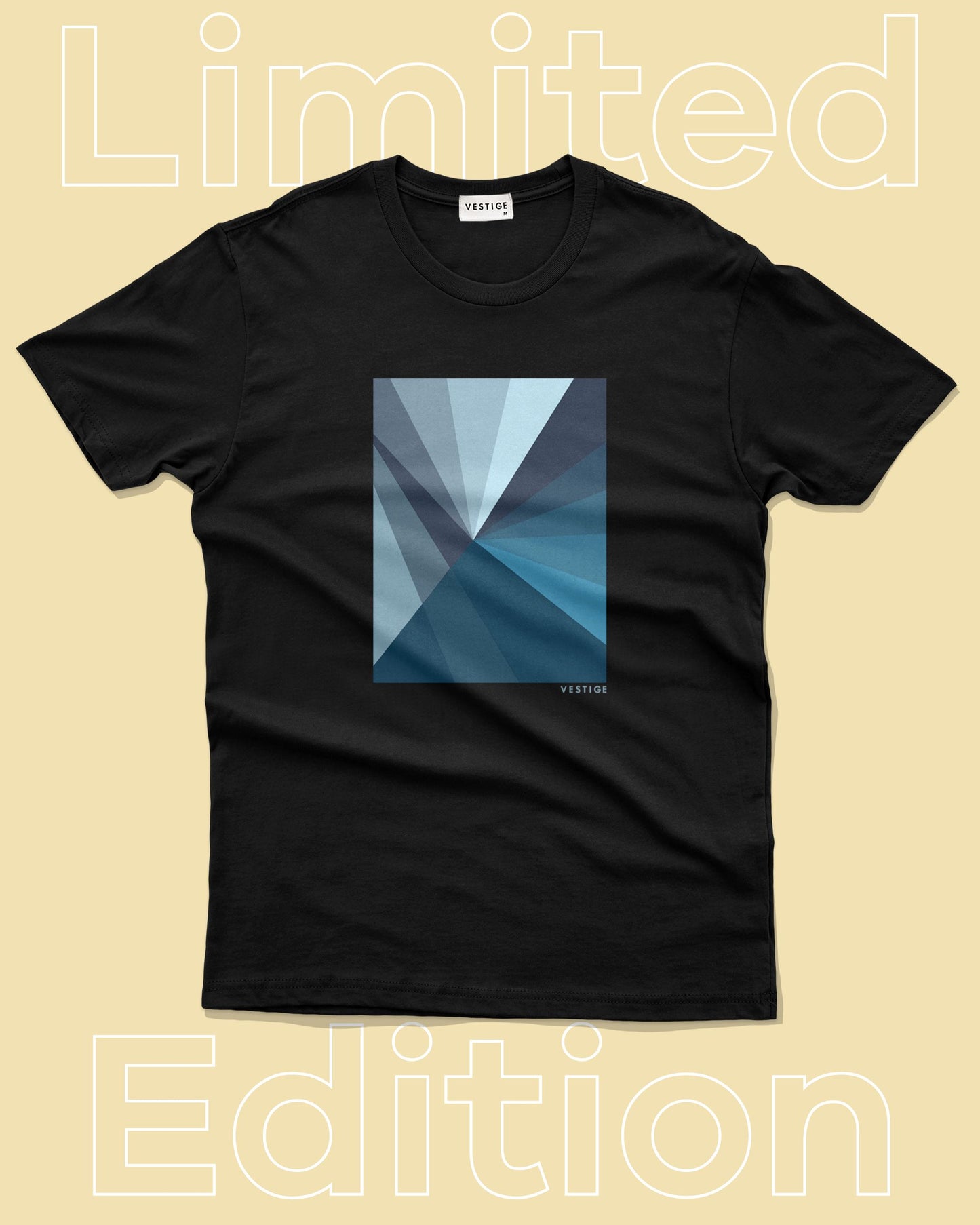 Deco Prism Tee, Black