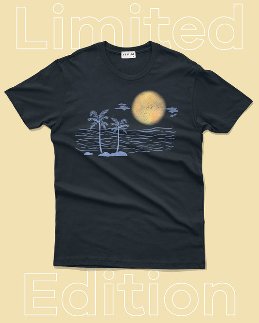 Island Escape Tee, Navy