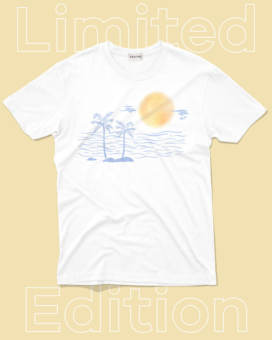 Island Escape Tee, White