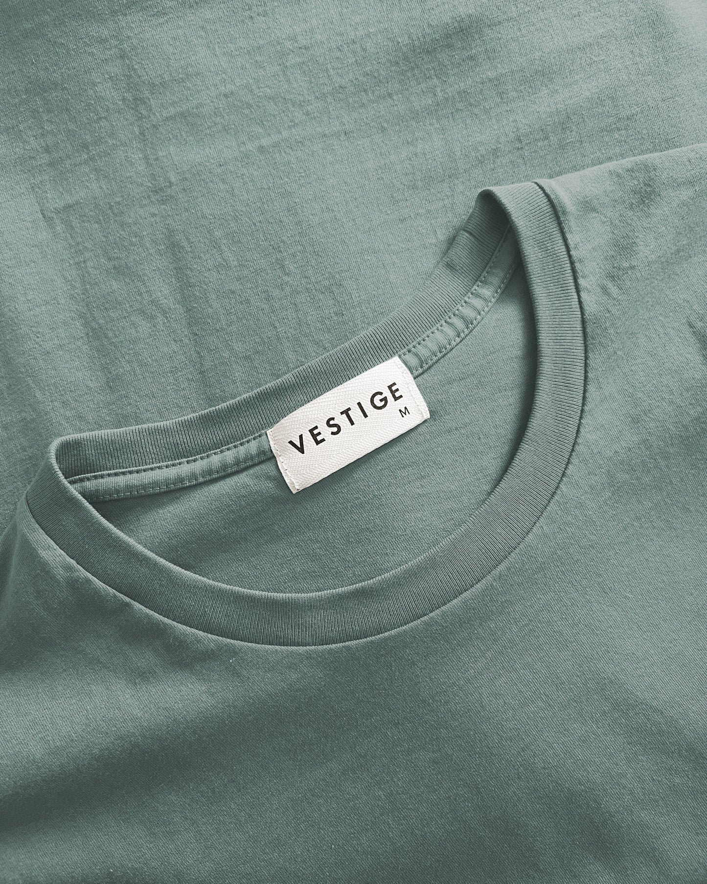 Line Fold Tee, Sage