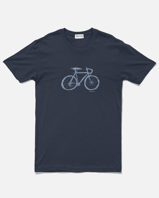 Bicycle Tee, Navy