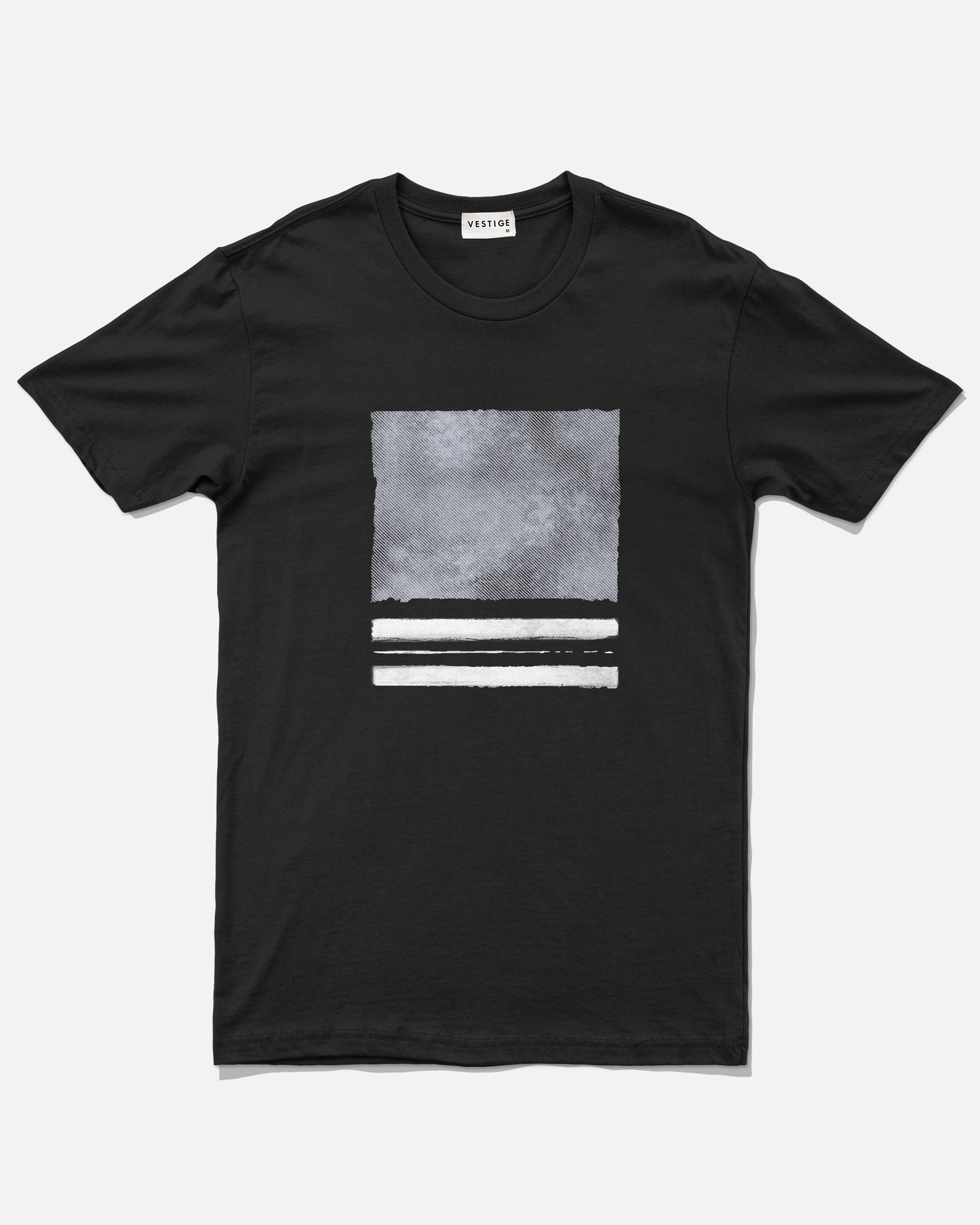 Inked Twill Tee, Black