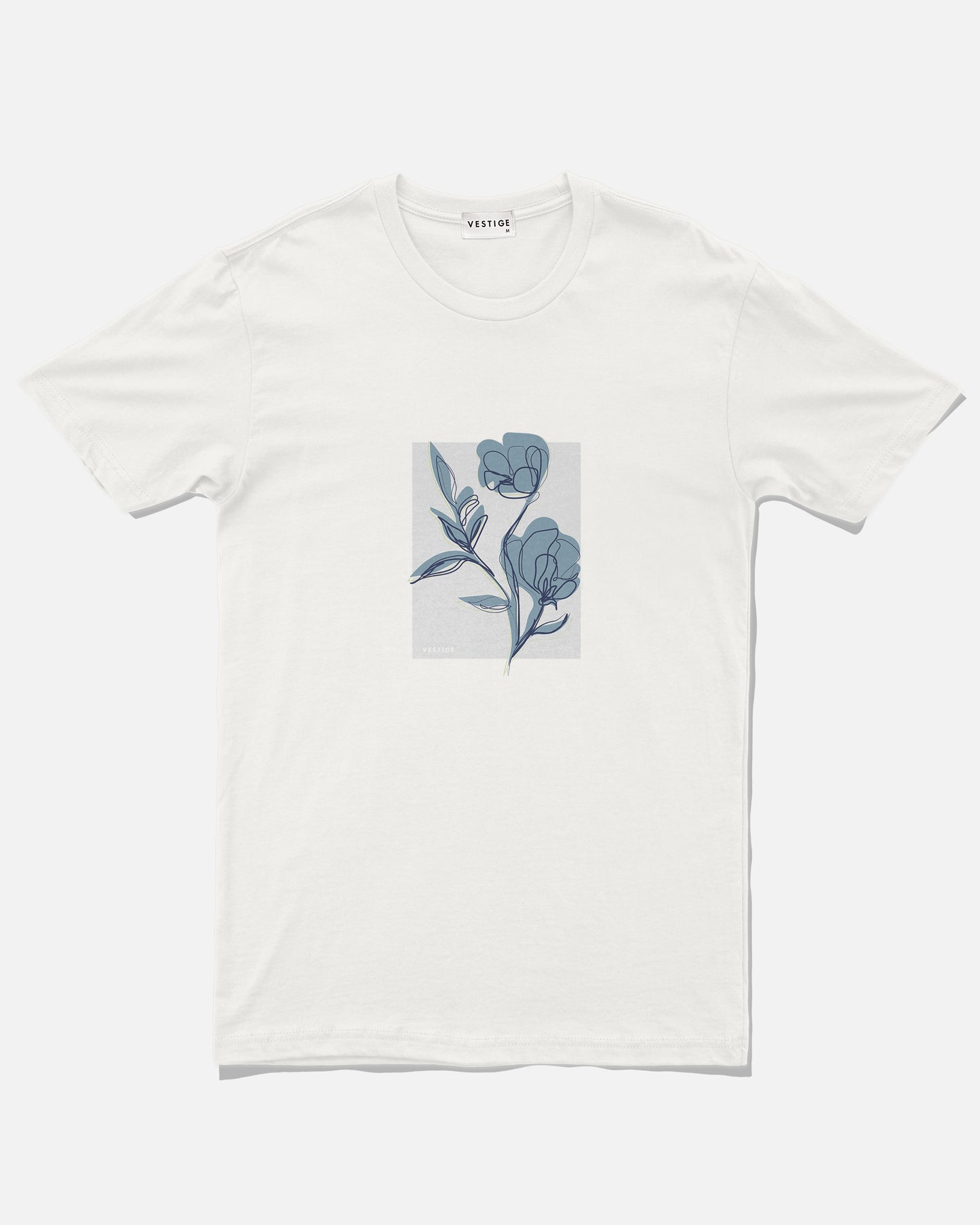 Flora Block Tee, Natural