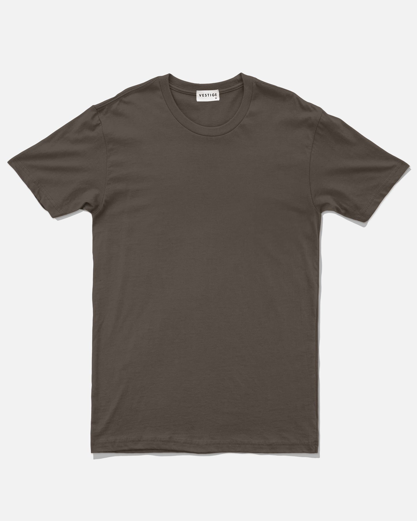 Solid Essential Tee, Walnut