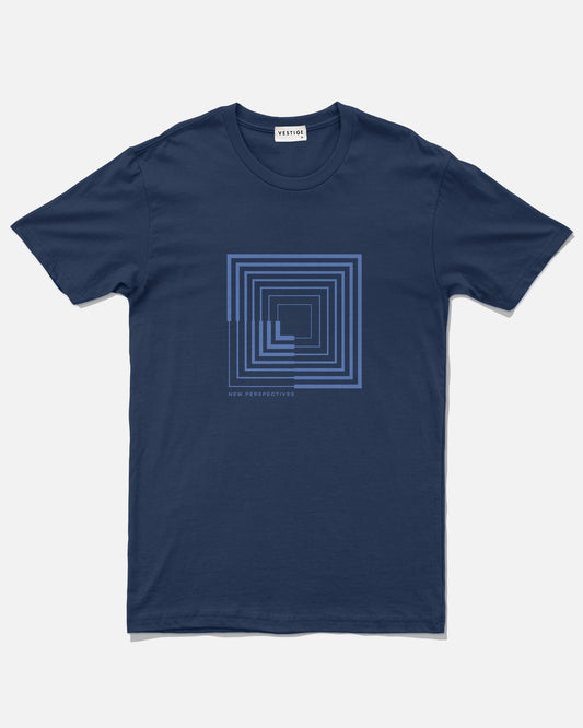 New Perspectives Tee, Cobalt Blue