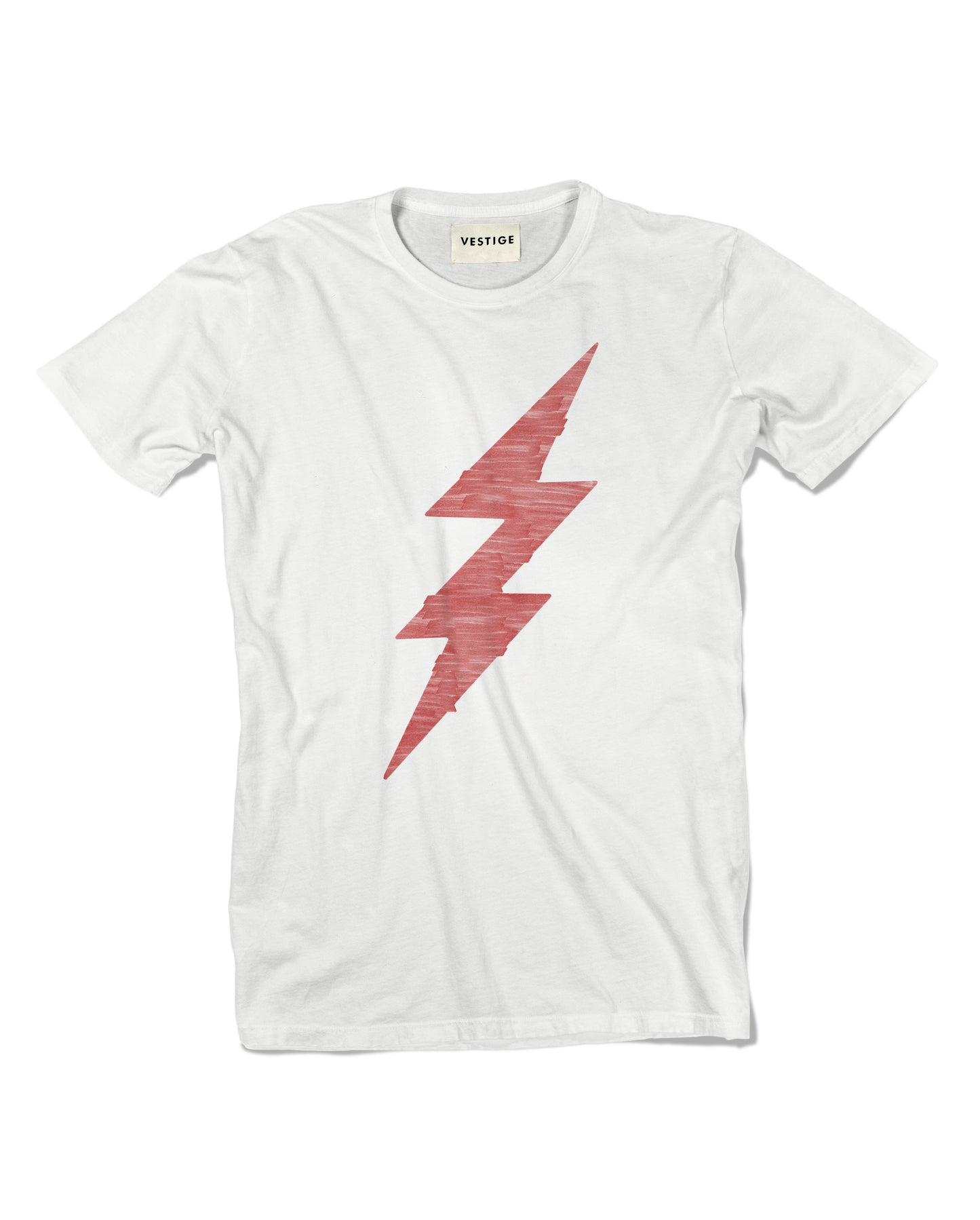 Bolt Tee, White