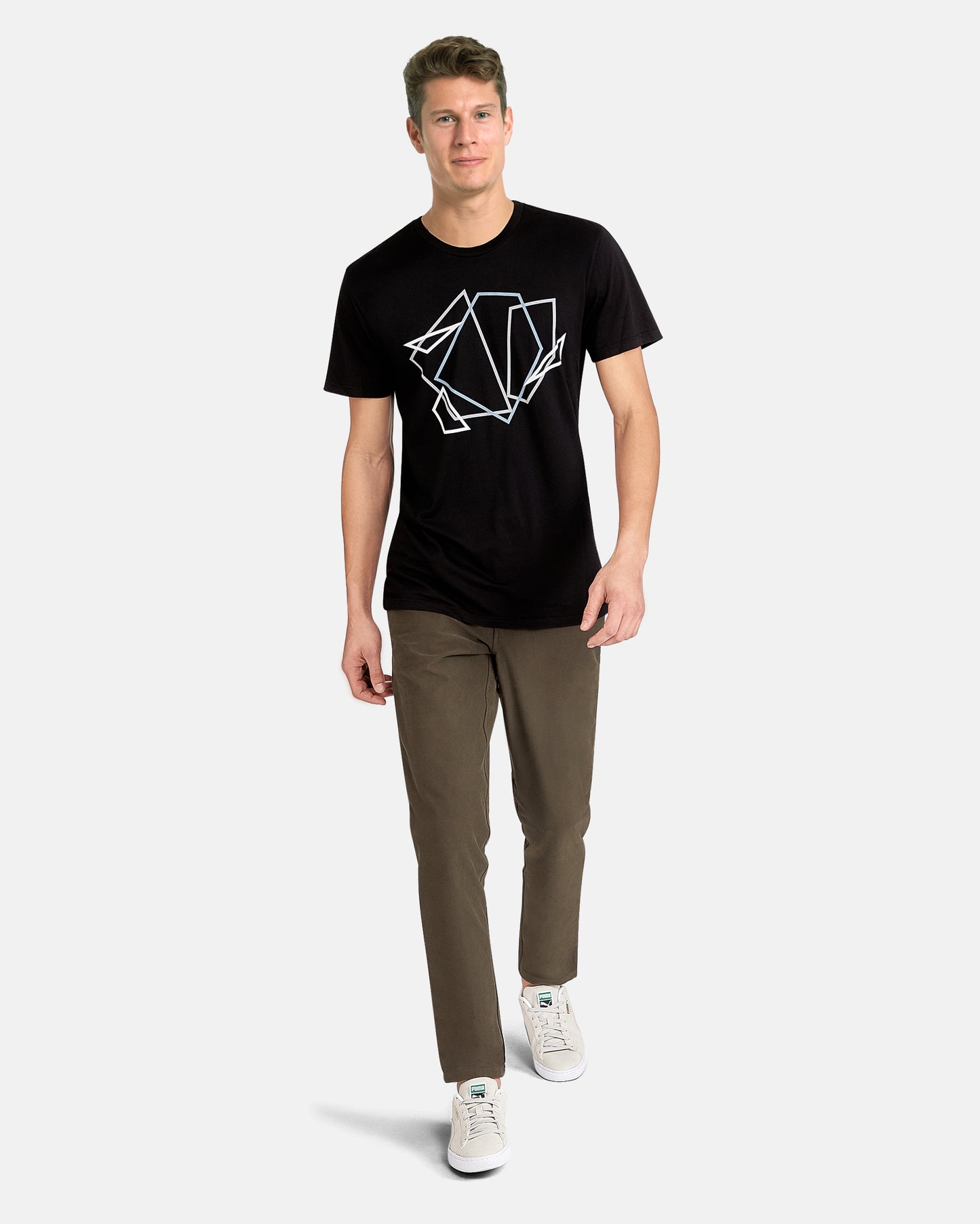 Shape Tangle T-Shirt, Black