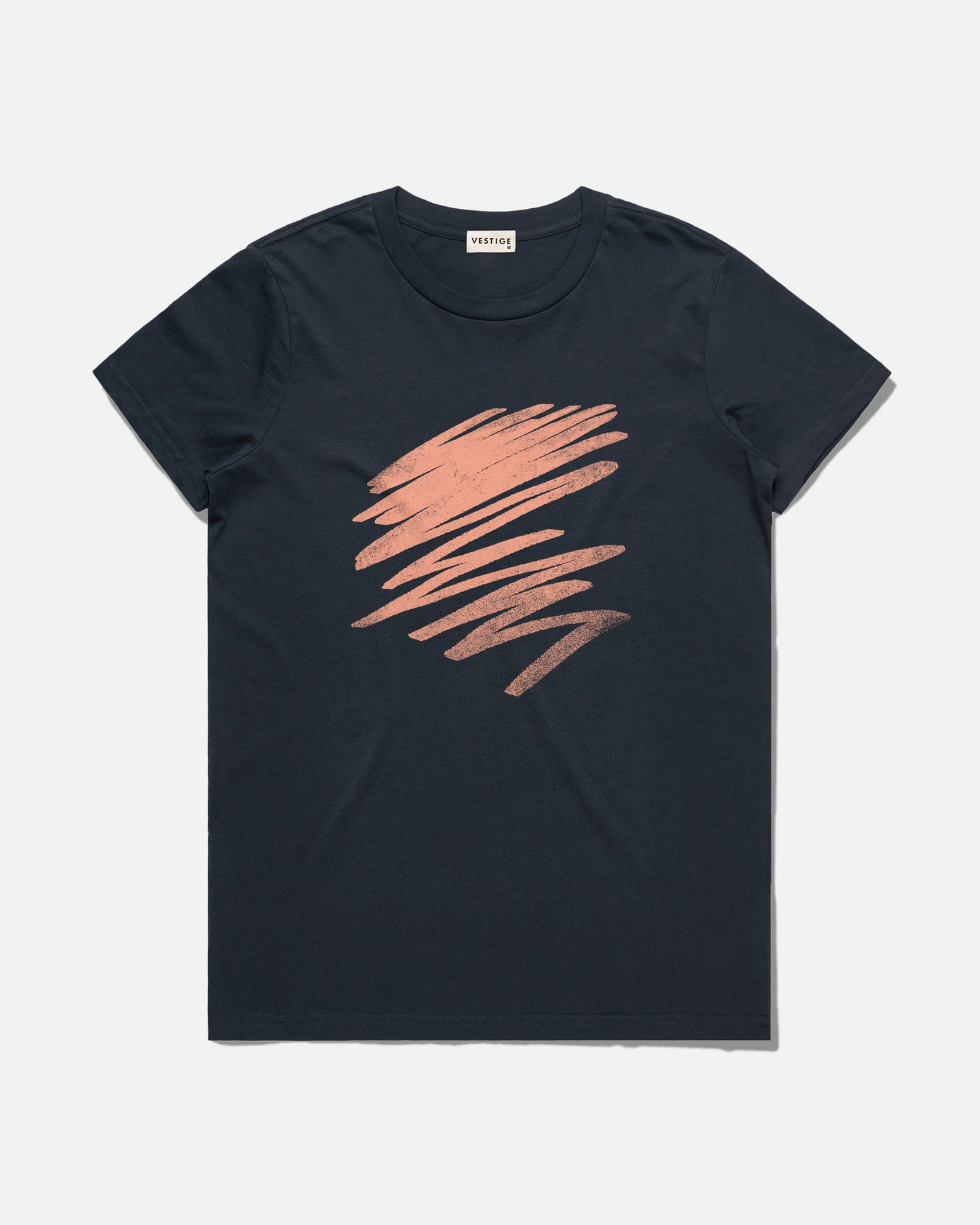 Women's Drawn Standard Tee, Navy