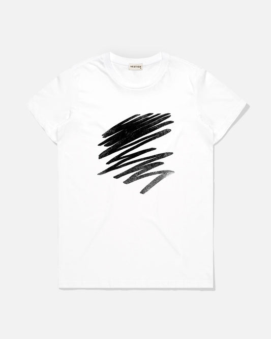 Women's Drawn Standard Tee, White