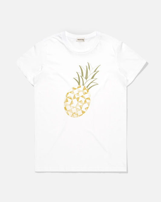 Women's Pineapple Standard Tee, White