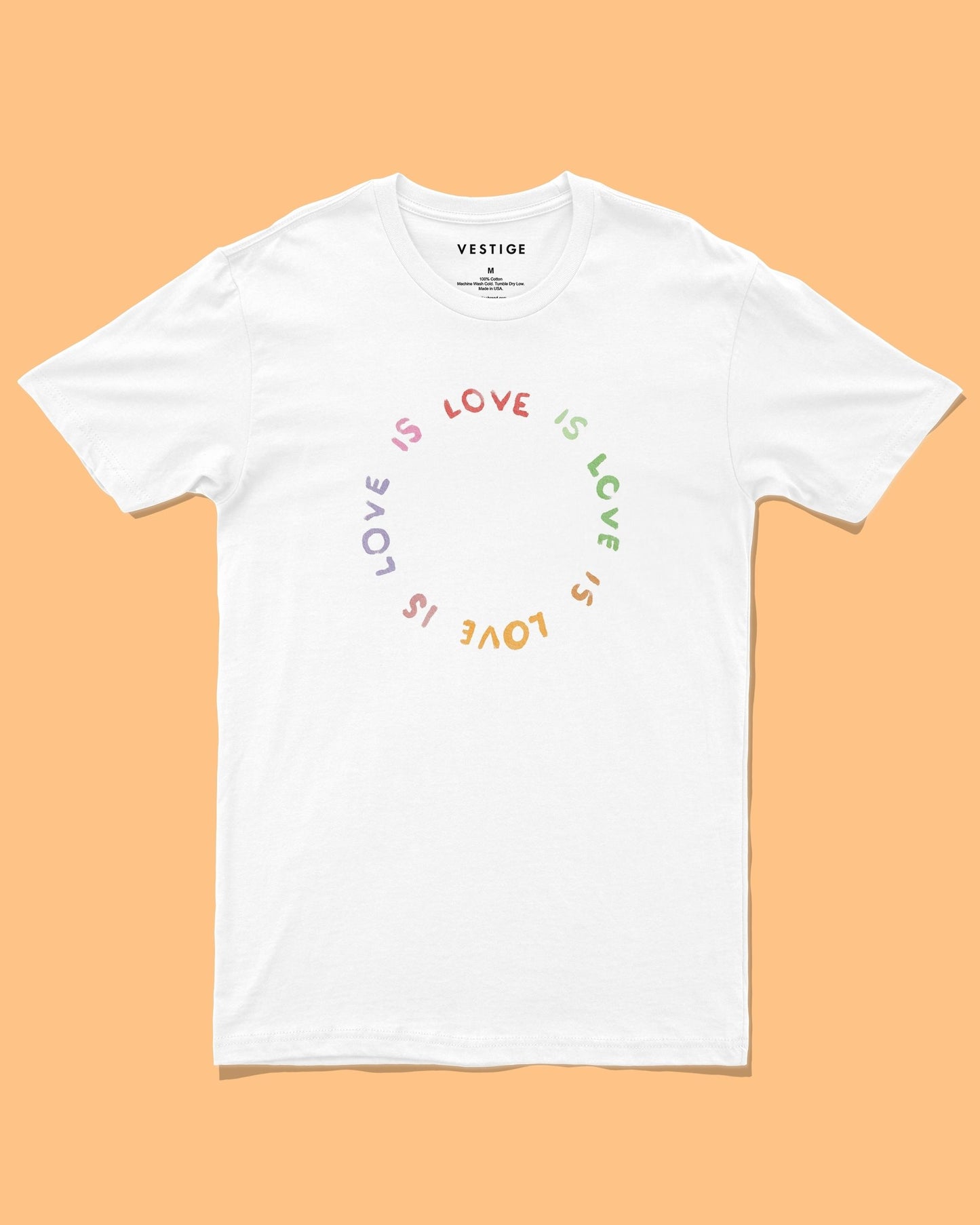 Love Is Love Tee, White