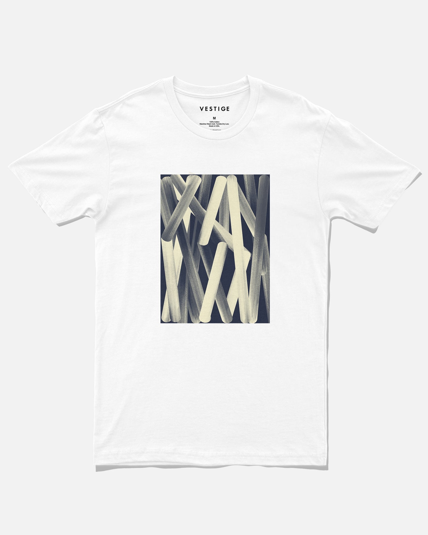 Color Abstraction Redux Tee, White
