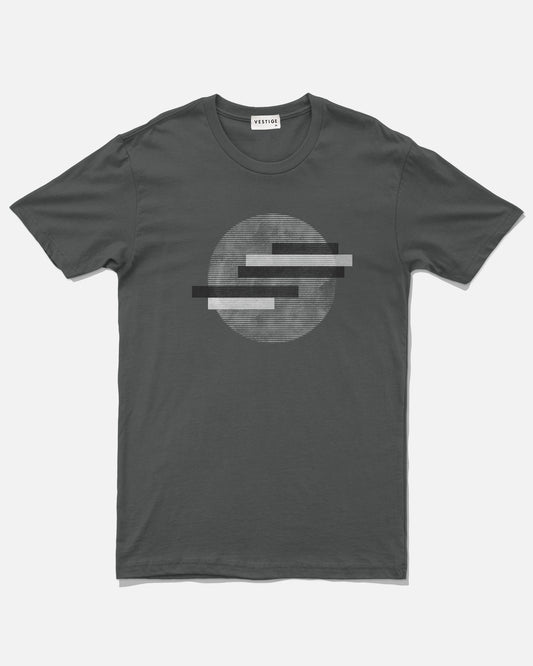 Sun Line Tee, Charcoal