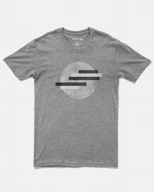 Sun Line Tee, Grey Tri-Blend