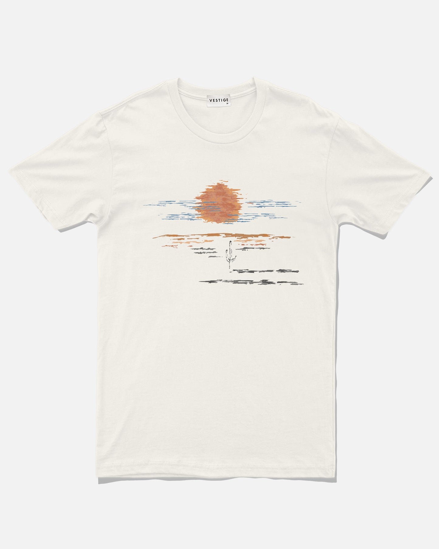Western Sunset Tee, Natural
