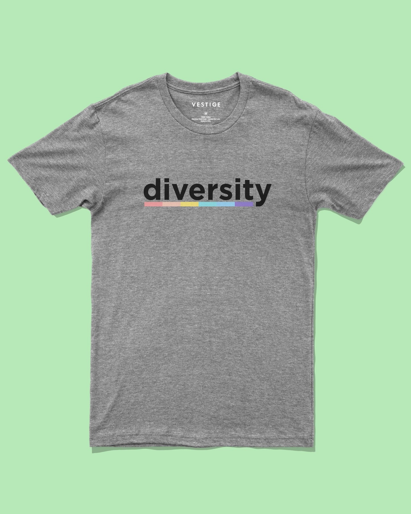 Diversity Tee, Grey