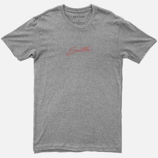 Seattle Script Tee, Custom
