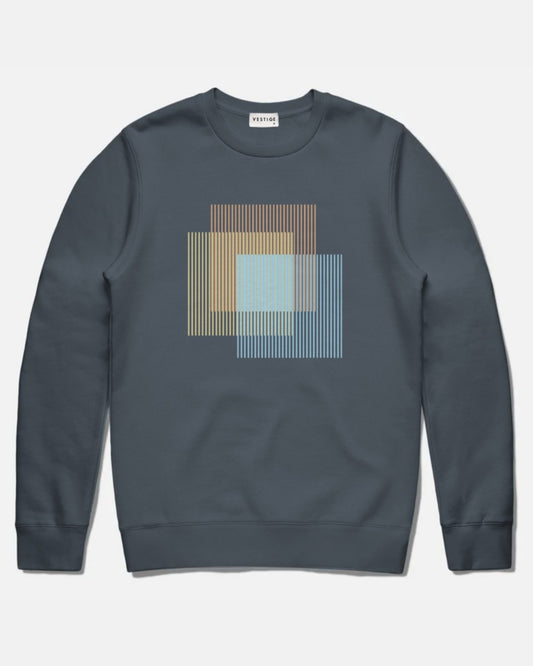 Square Inside Square Sweatshirt, Custom