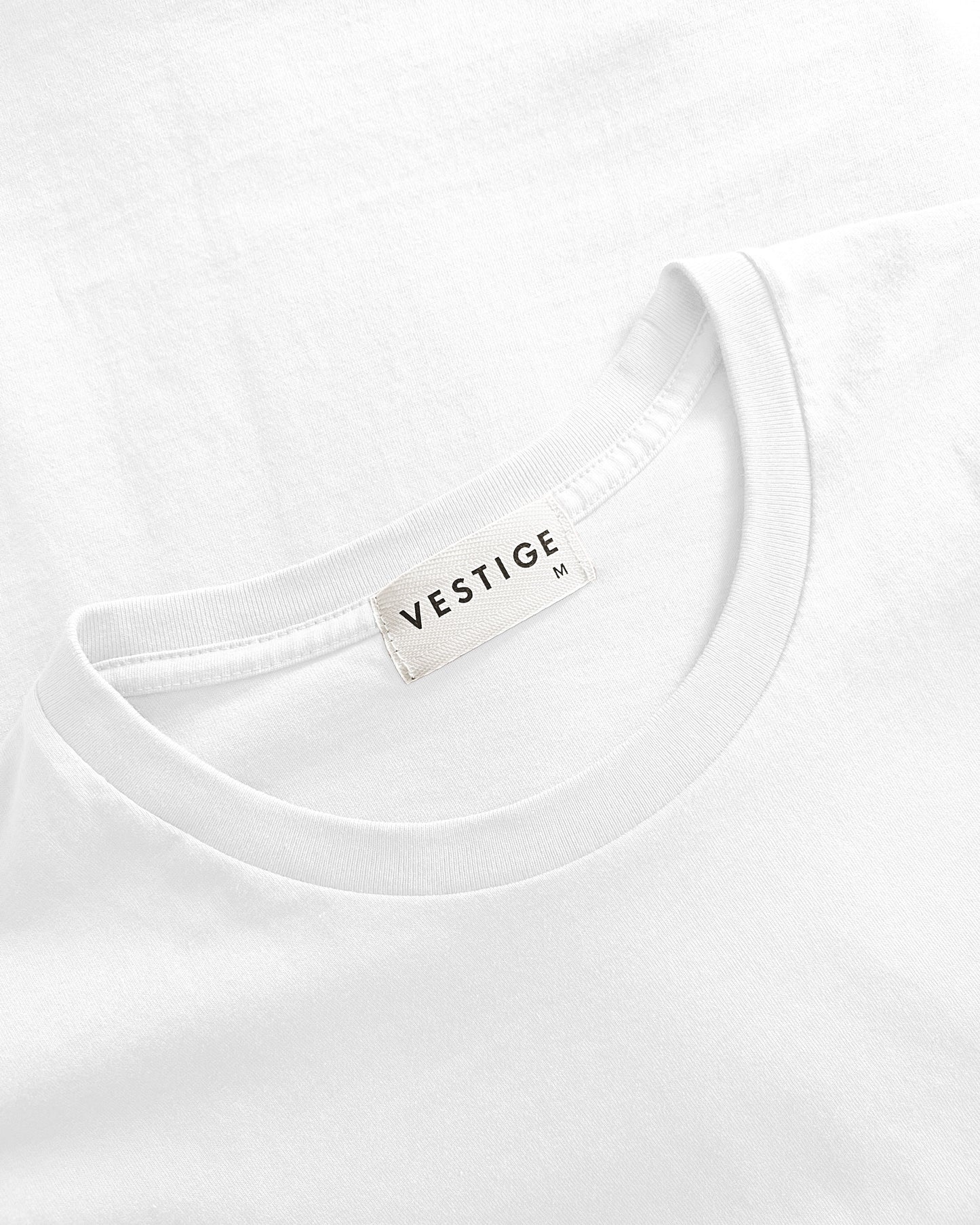 Solid Essential Tee, White