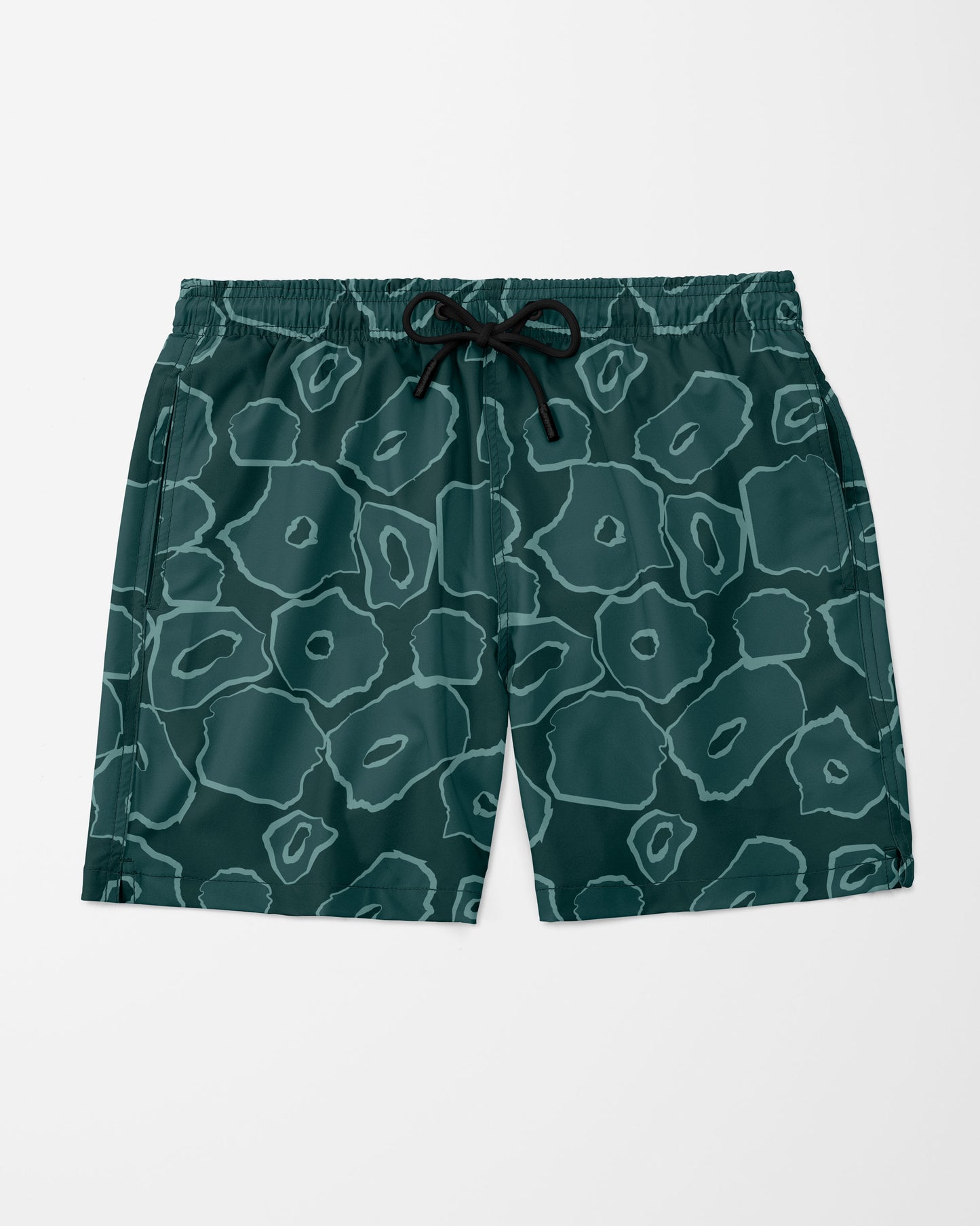 Big Cat Swim Shorts, Green