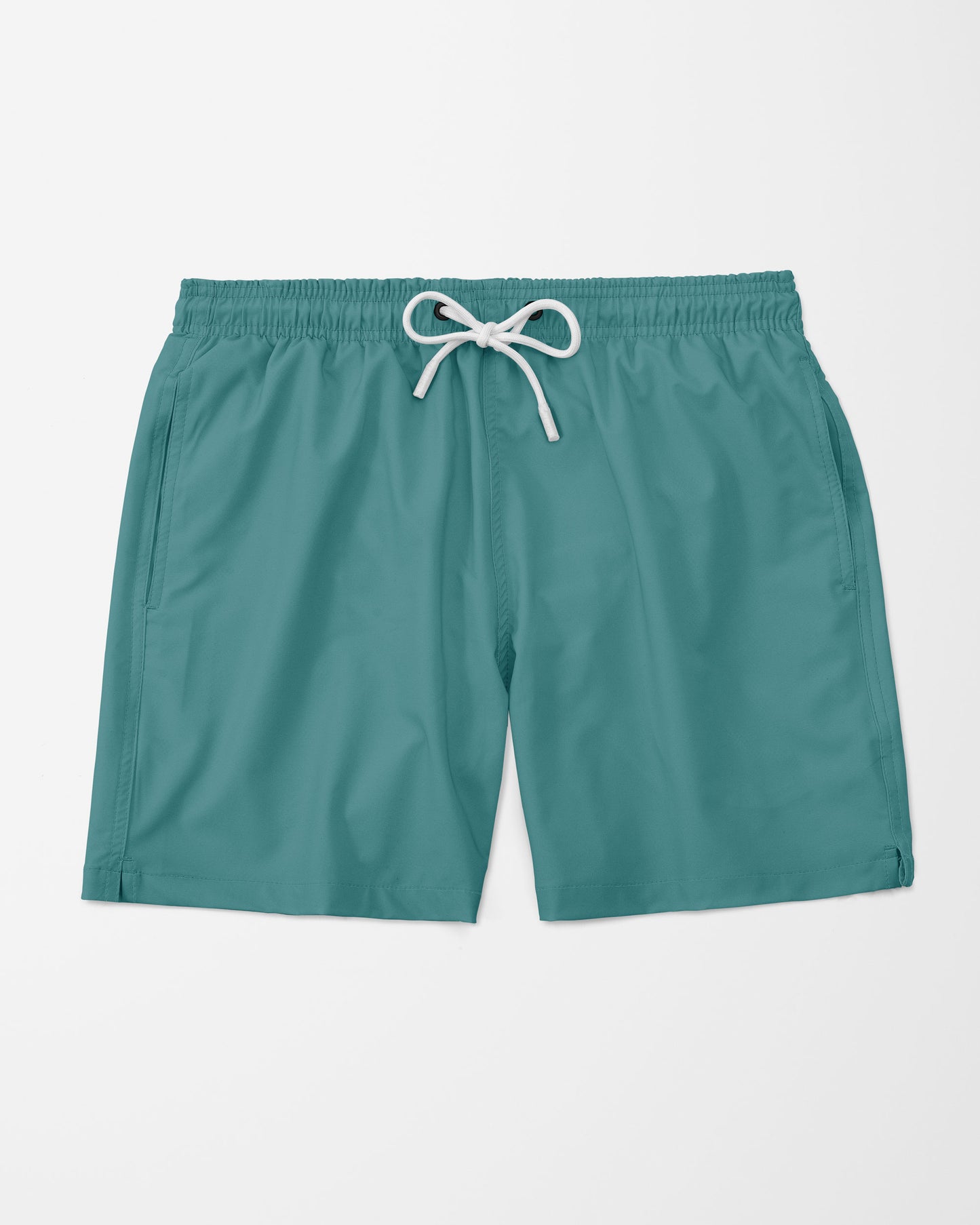Solid Swim Shorts, Green