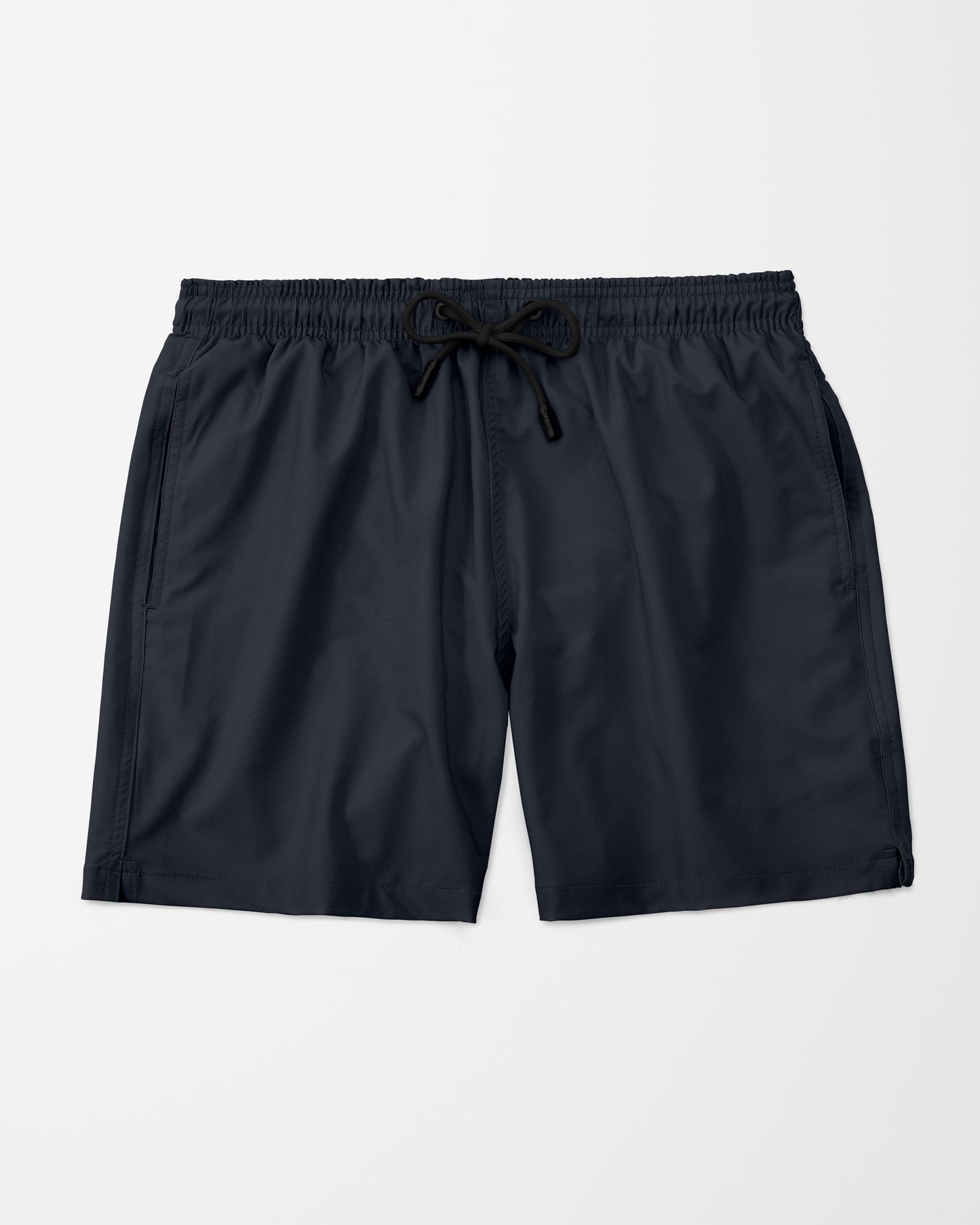 Solid Swim Shorts, Navy