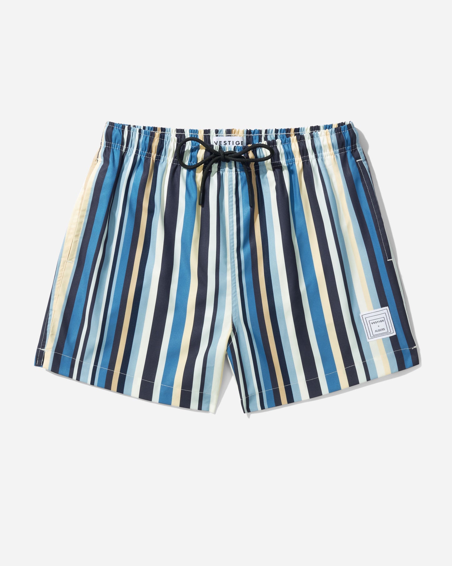 Chromatic Stripe Swim Short, Blue