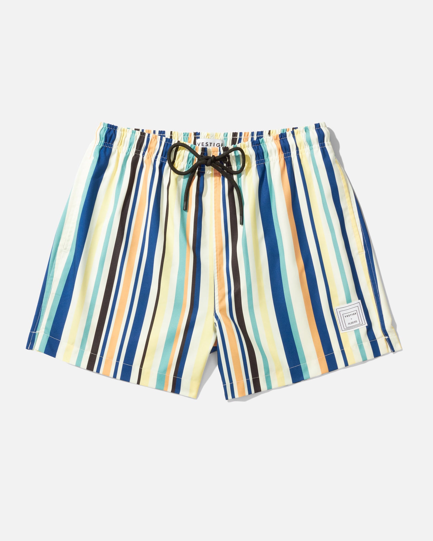 Chromatic Stripe Swim Short, Yellow