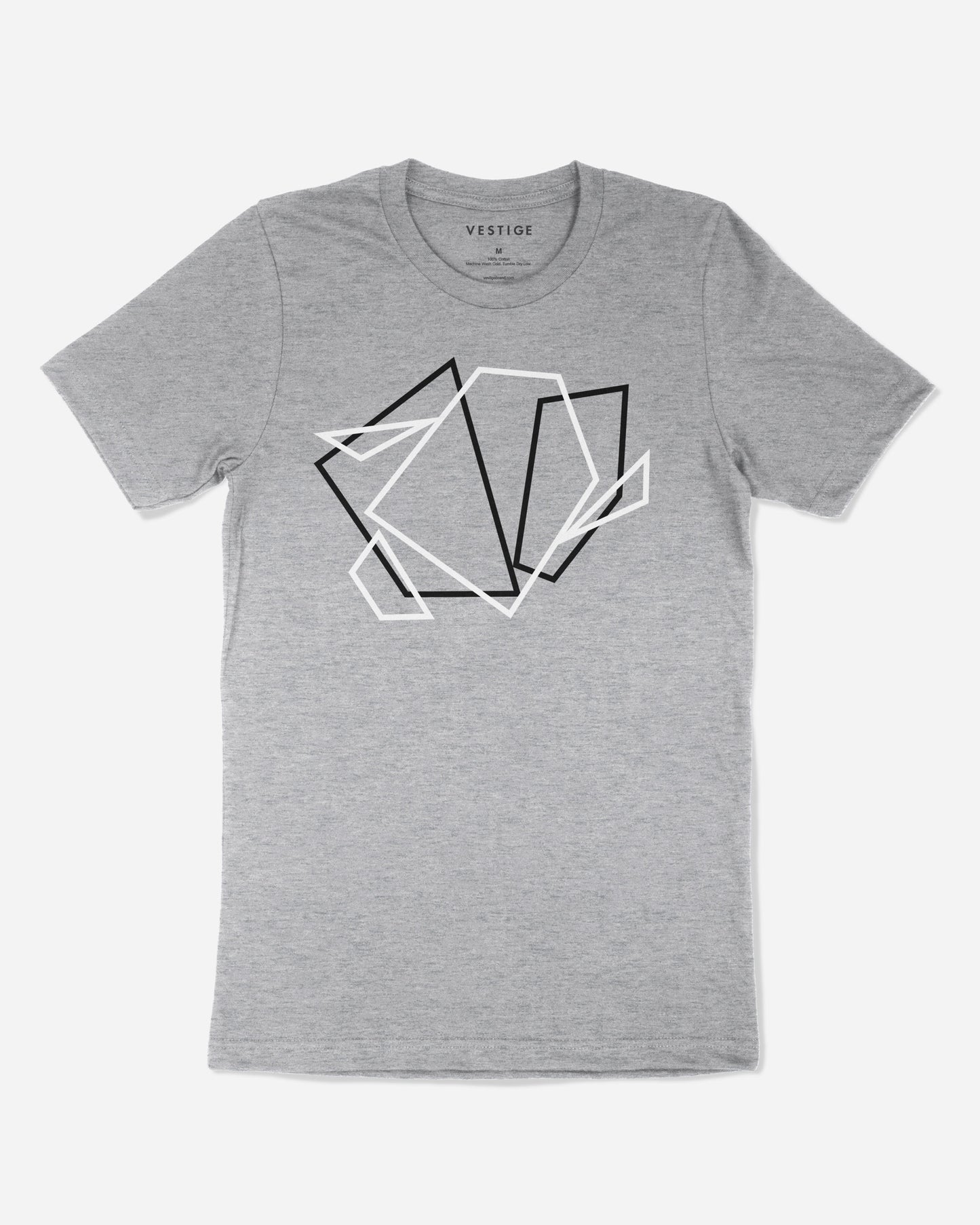 Shape Tangle Redux T-Shirt, Light Grey