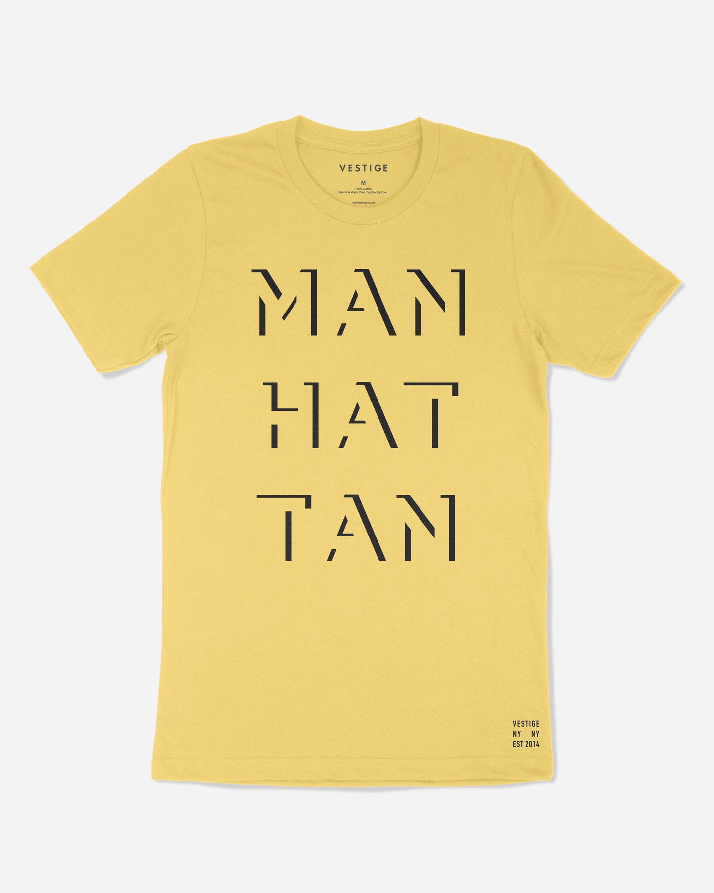 Manhattan Gotham T-Shirt, Yellow