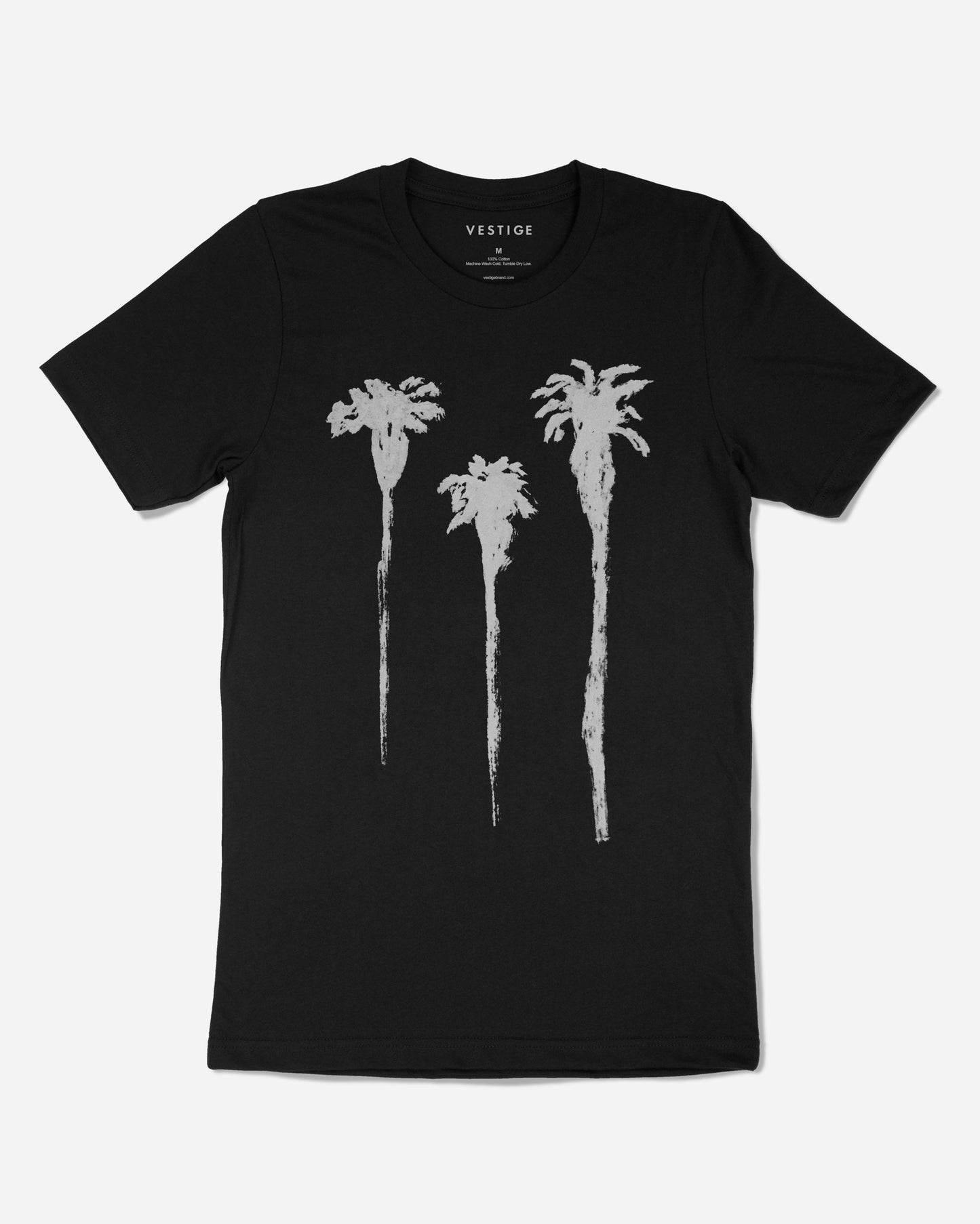 Tres Palm Redux T-Shirt, Black