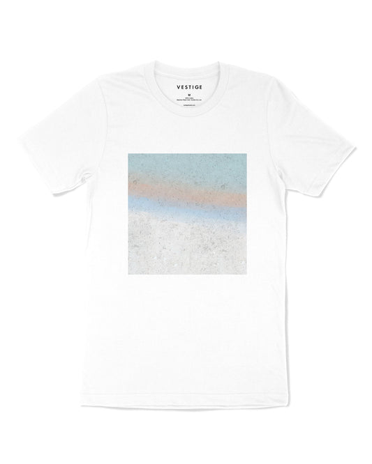 Concrete Ombre Tee, White